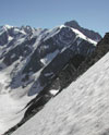 Juste au dessus de la rimaye, Glacier du Tondu