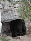 Entre suprieure de la grotte d'Orjobet au Salve